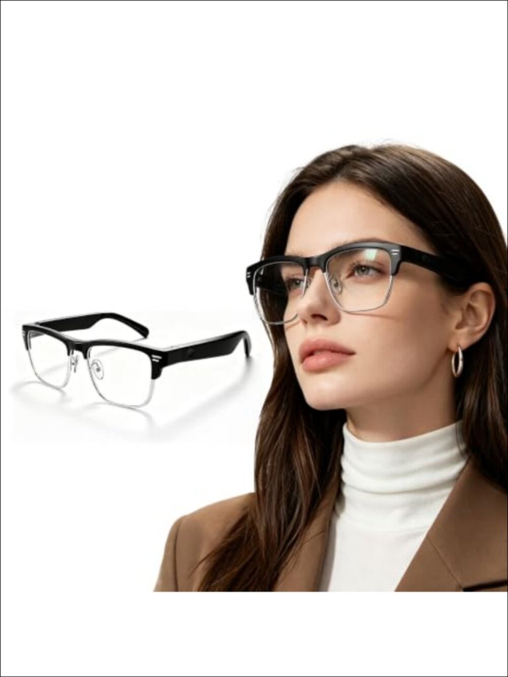 Smart Bluetooth Sunglasses Open-Ear UV400 Photochromic Audio